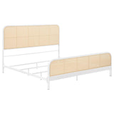 Lanewood - Open Cane Rattan Metal Bed