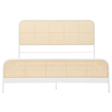 Lanewood - Open Cane Rattan Metal Bed