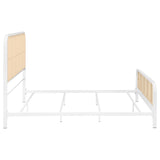 Lanewood - Open Cane Rattan Metal Bed