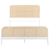 Lanewood - Open Cane Rattan Metal Bed