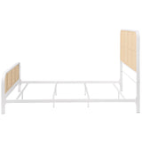 Lanewood - Open Cane Rattan Metal Bed