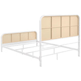 Lanewood - Open Cane Rattan Metal Bed