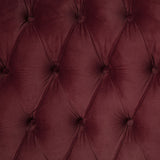 Devon 57-inch Upholstered Headboard Wine Red