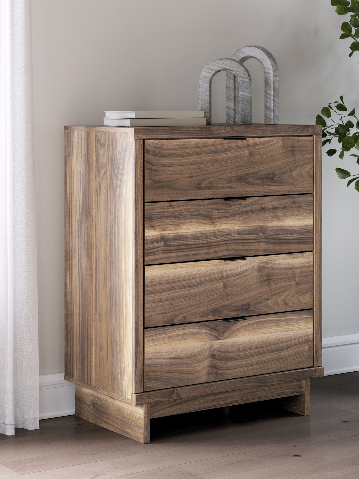 Chirason - Brown - Four Drawer Chest by Signature Design by Ashley® | Bel Furniture