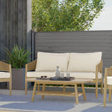 Bayshore - Outdoor Coffee Table - Light Teak by Simpli-Home | Bel Furniture