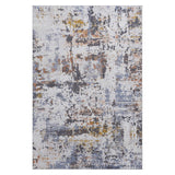 Payas - 8' X 10' Abstract Area Rug - Ivory / Blue