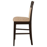 Gabriel - Closed Back Counter Chair (Set of 2) - Cappuccino by CoasterEveryday | Bel Furniture