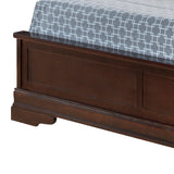 Sleigh Bed With Low Footboard