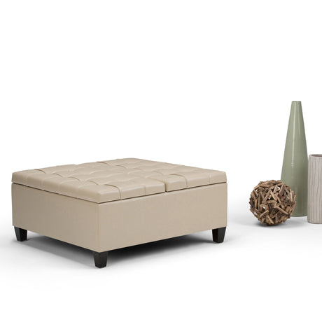 Harrison - Upholstered Coffee Table Storage Ottoman - view 54
