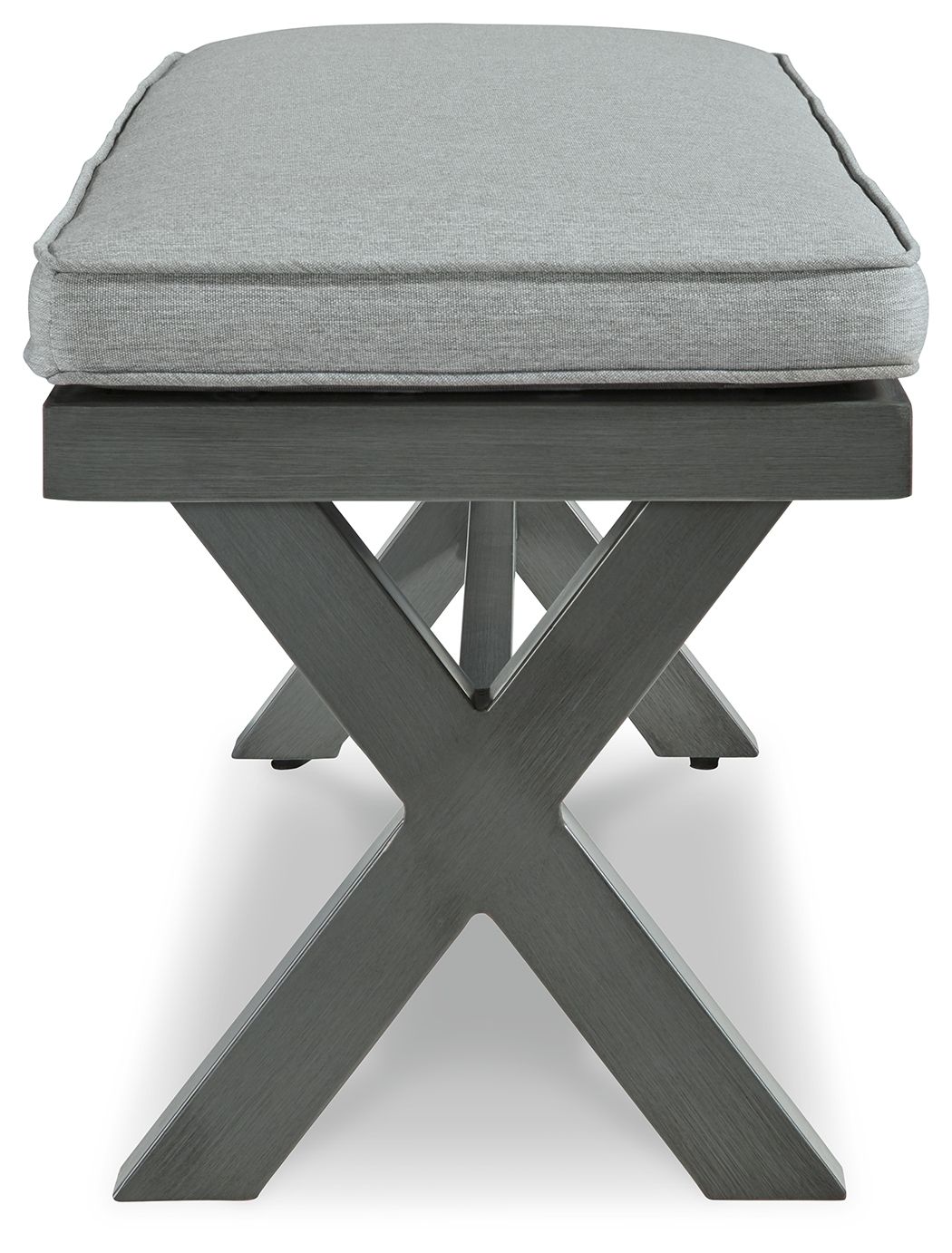 Elite Park - Gray - Bench With Cushion by Signature Design by Ashley® | Bel Furniture