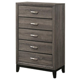 Watson - 5-Drawer Bedroom Chest - Gray Oak by CoasterEveryday | Bel Furniture
