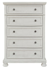 Robbinsdale - Antique White - Five Drawer Chest by Signature Design by Ashley® | Bel Furniture
