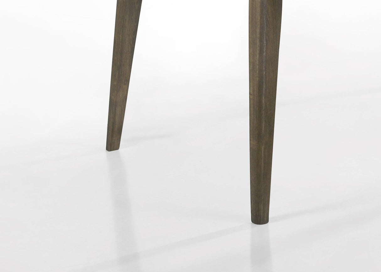 Bistro - Dining Table With Off White Fabric Dining Chairs by Lilola Home | Bel Furniture