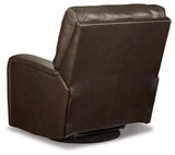 Emberla - Coffee - Swivel Glider Recliner by Signature Design by Ashley® | Bel Furniture