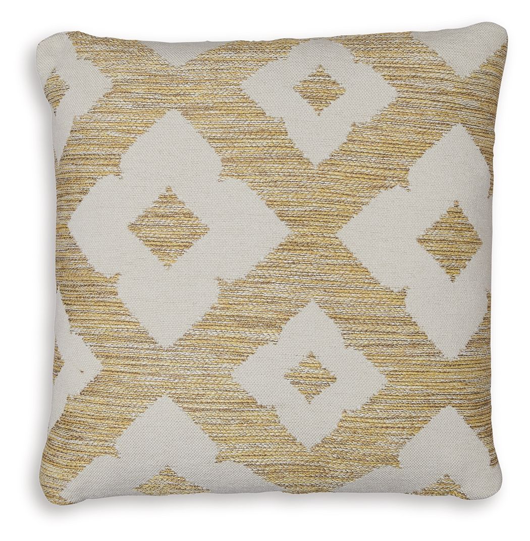 Brockner Next-Gen Nuvella Pillow (Set of 4) Brown and Yellow