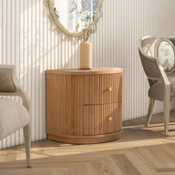 Valentine - 2 Drawer Storage Side Table by Jennifer Taylor Home | Bel Furniture