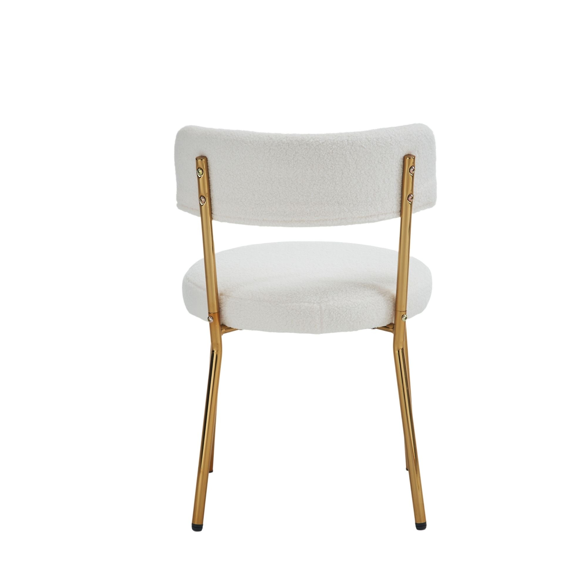 Mid-Century Modern Dining Chairs - Gold Legs