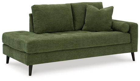Bixler - RAF Corner Chaise Green by Signature Design by Ashley® | Bel Furniture