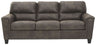 Navi - Stationary Sofa Dark Gray by Signature Design by Ashley® | Bel Furniture