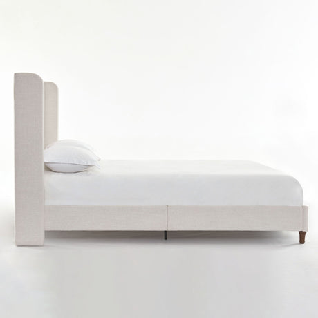 Harper - Tall Headboard Upholstered Bed / High Headboard / Elegant Simplicity / No Box Spring Needed - view 7