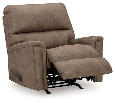 Navi - 3 Pc. - Sofa, Loveseat, Rocker Recliner - Fossil - view 6