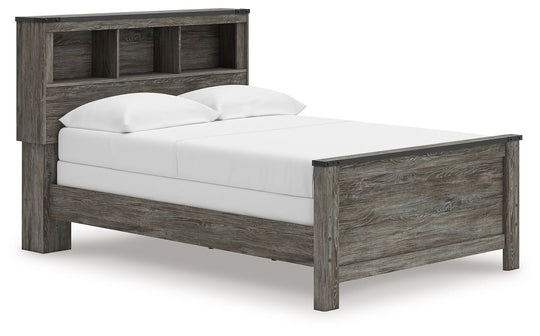 Frandern - Bookcase Panel Bed Gray Full None by Signature Design by Ashley® | Bel Furniture