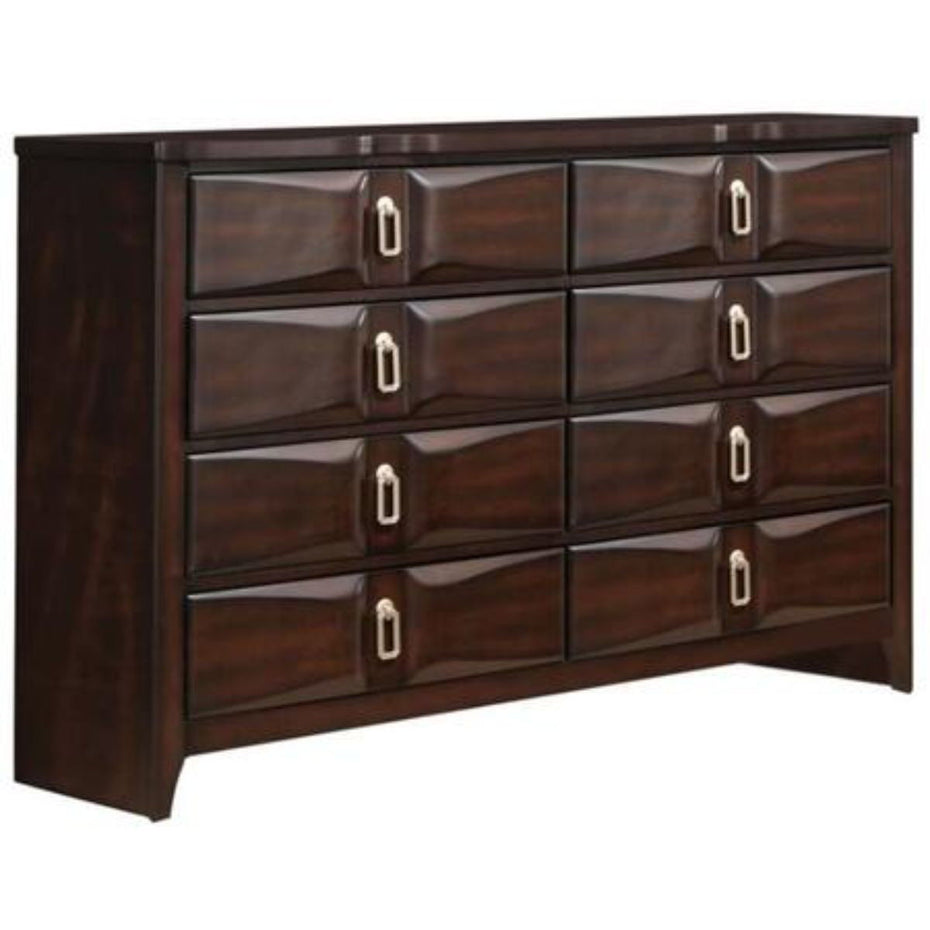 Eight Drawer Double Dresser - Espresso