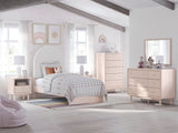 Wistenpine - Upholstered Panel Bedroom Set Pink by Signature Design by Ashley® | Bel Furniture