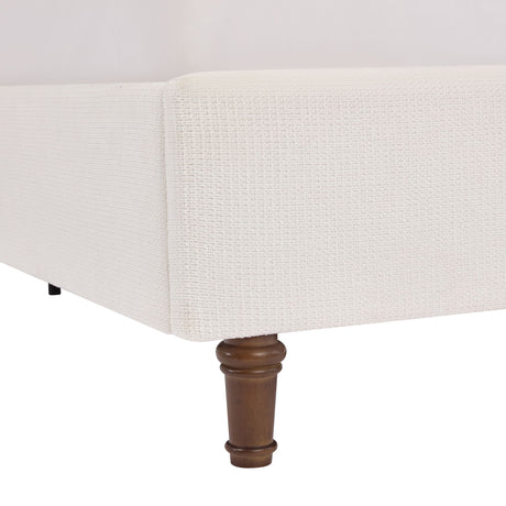 Harper - Tall Headboard Upholstered Bed / High Headboard / Elegant Simplicity / No Box Spring Needed - view 8