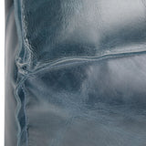 Manning - Square Pouf - Teal by Simpli-Home | Bel Furniture