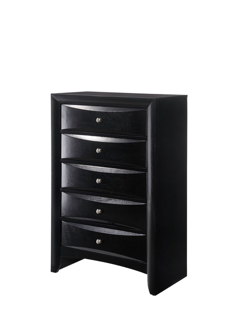 Emily - Accent Chest Black by Crown Mark | Bel Furniture