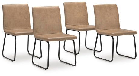 Pharwynn - Dining Upholstered Side Chair (Set of 4) - Toast - view 5