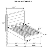 Felicity - Upholstered Bedroom Set by Coaster Fine Furniture | Bel Furniture