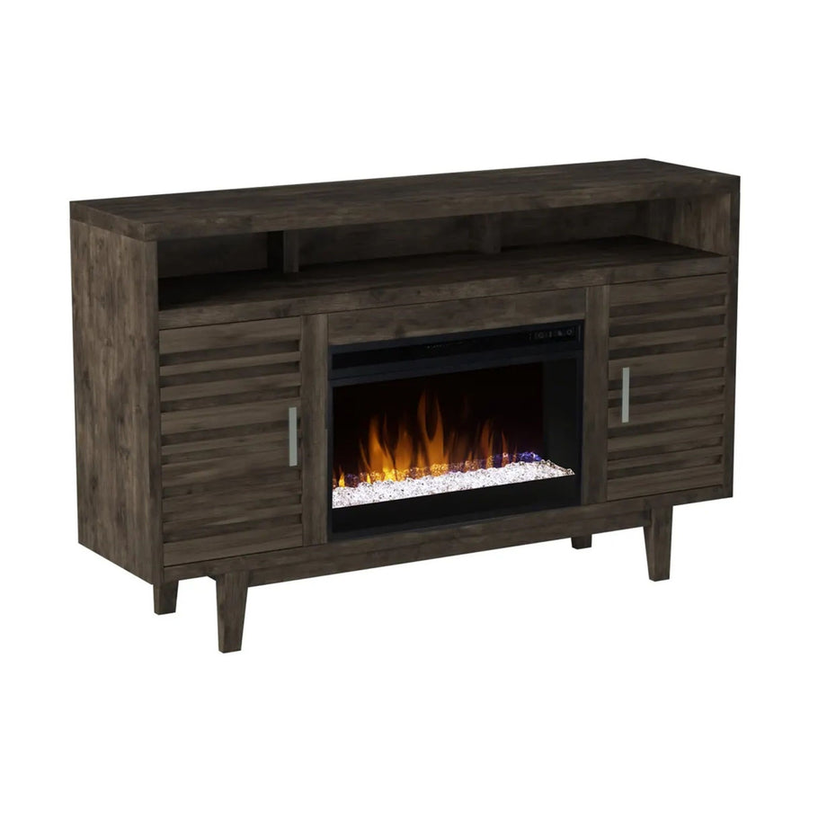 Avondale - Electric Fireplace TV Console For TVs Up To 70" - Charcoal Brown