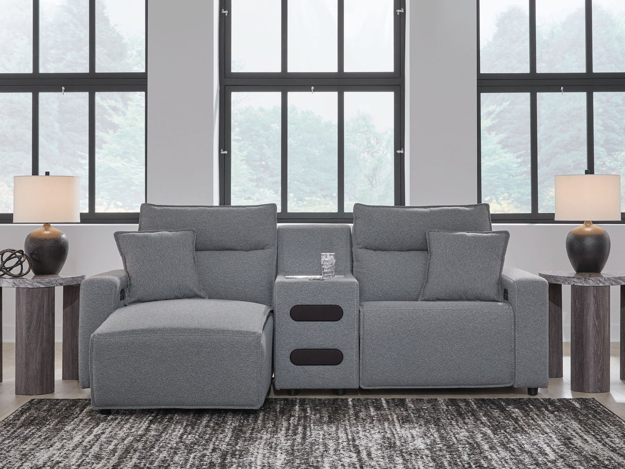 Modmax - Salt And Pepper - Reclining Sectional by Signature Design by Ashley® | Bel Furniture