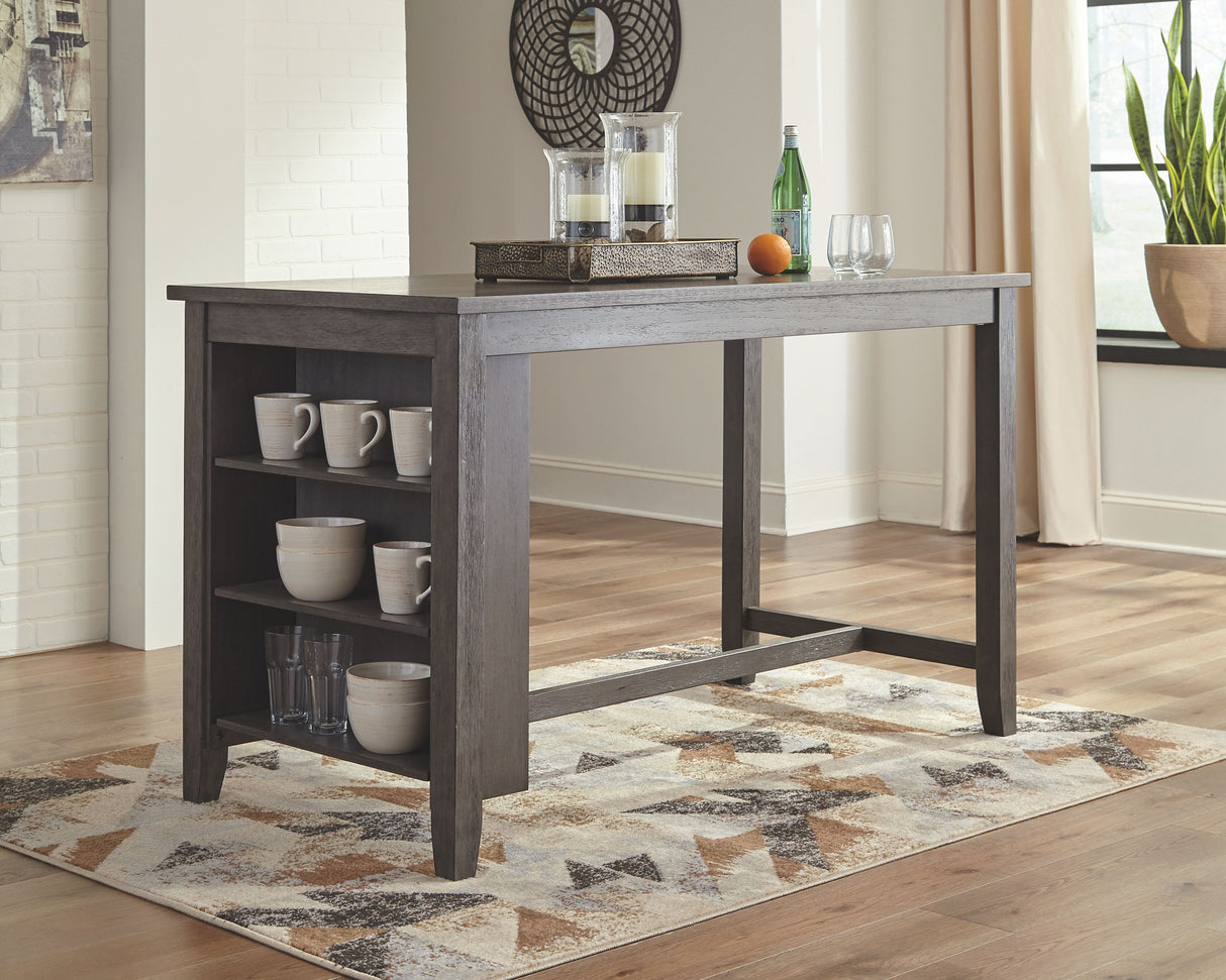 Caitbrook - Gray - Rectangular Dining Room Counter Table by Signature Design by Ashley® | Bel Furniture