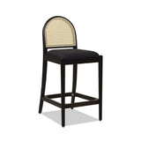 Panama - Curved Back Cane Counter Stool (Set of 2) by Jennifer Taylor Home | Bel Furniture