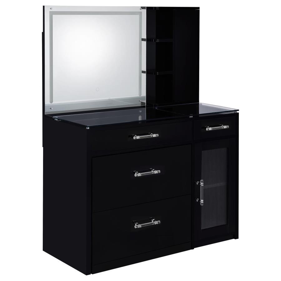 Flora - 2-Drawer Vanity Set With LED Mirror by Coaster Fine Furniture | Bel Furniture