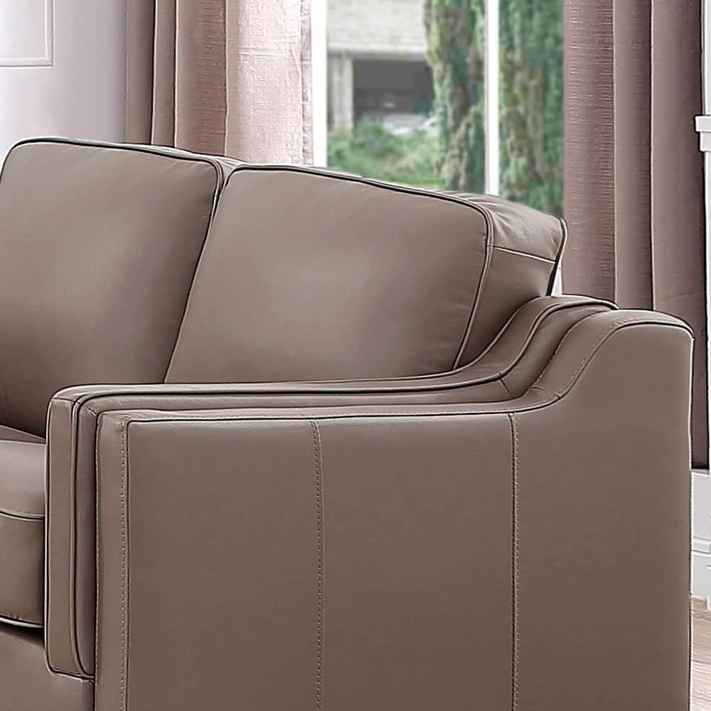 Bella - Top Grain Leather Loveseat