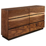 Winslow - 6-Drawer Dresser Dark Brown Dressers by CoasterElevations | Bel Furniture