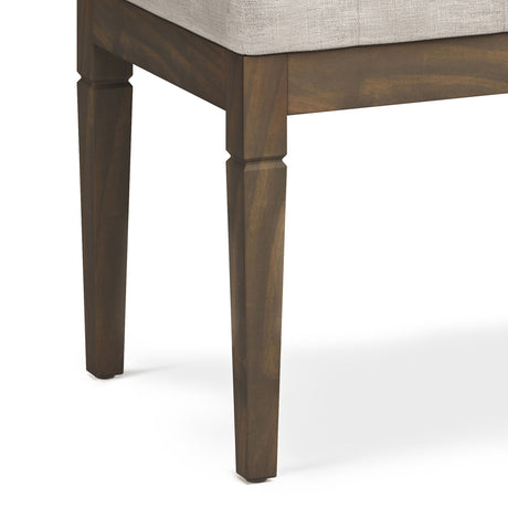 Waverly - Upholstered Tufted Ottoman Bench - view 7
