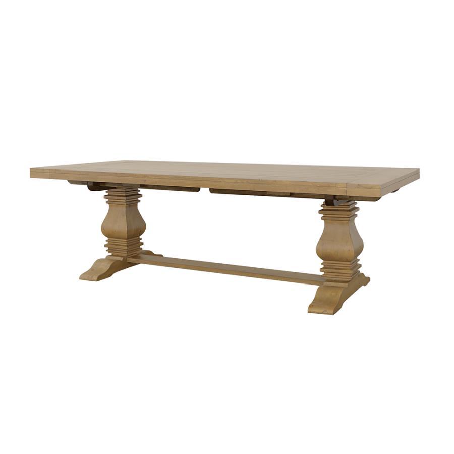 Florence - Extension Dining Table - Rustic Honey