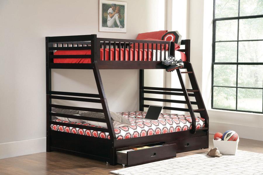 Ashton - 2-Drawer Wood Bunk Bed