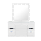 Elisa - Vanity Set With Stool And LED Bulbs