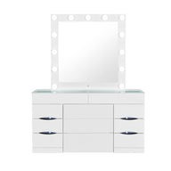 Elisa - Vanity Set With Stool And LED Bulbs