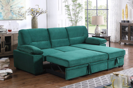Kipling - Reversible Sleeper Sectional Sofa Chaise by Lilola Home | Bel Furniture