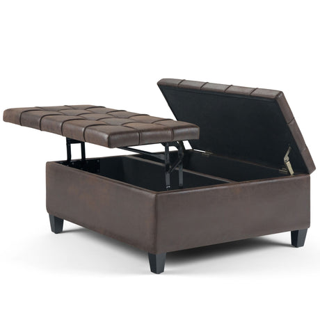 Harrison - Large Coffee Table Storage Ottoman - view 16