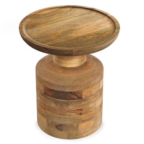 Haynes - Handcrafted Wooden Accent Table - view 17