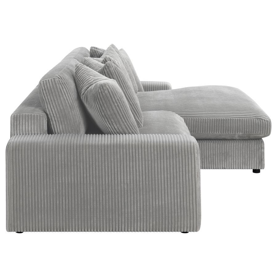 Blaine - Reversible Upholstered Chaise Sectional Sofa by Coaster Fine Furniture | Bel Furniture