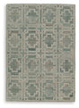 Jossland - Rug Green 5' x 7' by Signature Design by Ashley® | Bel Furniture